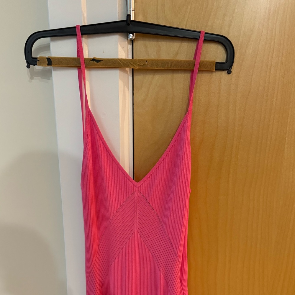 Rag & Bone Asher Backless Pink Midi Dress New With Tags